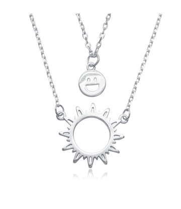 Sun Silver Necklace SPE-5597